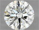 Natural Diamond 1.31 Carats, Round with Excellent Cut, L Color, VVS1 Clarity and Certified by HRD