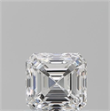 Natural Diamond 0.91 Carats, Asscher with  Cut, E Color, VS1 Clarity and Certified by GIA