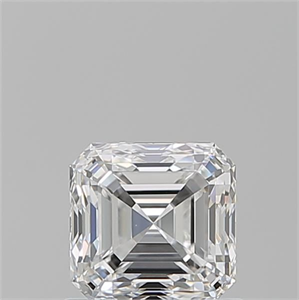 Picture of Natural Diamond 0.91 Carats, Asscher with  Cut, E Color, VS1 Clarity and Certified by GIA