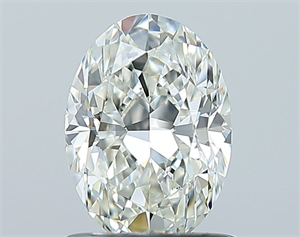 Picture of Natural Diamond 0.90 Carats, Oval with  Cut, I Color, VS2 Clarity and Certified by GIA