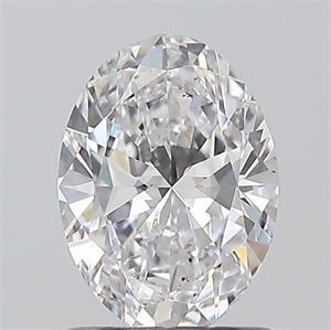 Foto Diamante Natural 1.01 quilates, Ovalado , Color E, claridad SI1 y certificado GIA de