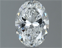 Natural Diamond 1.00 Carats, Oval with  Cut, F Color, VVS2 Clarity and Certified by GIA