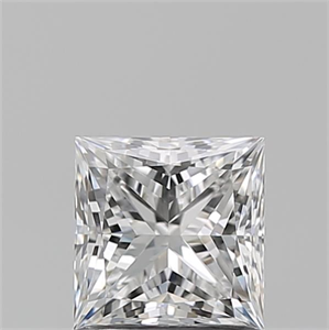 Foto Diamante Natural 1.03 quilates, Princesa , Color E, claridad VVS2 y certificado GIA de