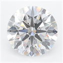 Lab Grown Diamond 2.57 Carats, Round with Ideal Cut, D Color, VVS1 Clarity and Certified by IGI
