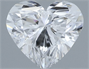 Natural Diamond 0.30 Carats, Heart with  Cut, D Color, VVS1 Clarity and Certified by GIA