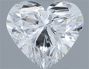 Picture of Natural Diamond 0.30 Carats, Heart with  Cut, D Color, VVS1 Clarity and Certified by GIA