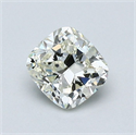 Natural Diamond 0.70 Carats, Cushion with  Cut, K Color, VS1 Clarity and Certified by GIA