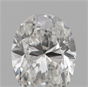 Natural Diamond 0.19 Carats, Oval with  Cut, E Color, VVS2 Clarity and Certified by IGI