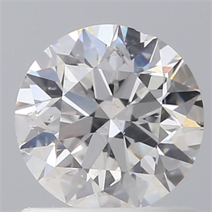 Picture of Natural Diamond 0.80 Carats, Round with Excellent Cut, E Color, SI2 Clarity and Certified by GIA