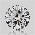 Natural Diamond 0.70 Carats, Round with Excellent Cut, H Color, VVS1 Clarity and Certified by IGI