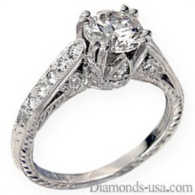 Vintage angagement ring replica-settings