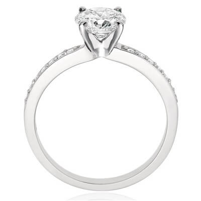 0.65 carat side diamonds engagement ring 