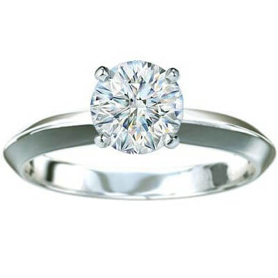 3mm knife edge engagement ring