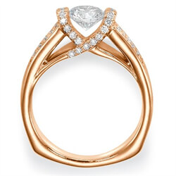 Picture of Designers heavy engagement ring, Like tension