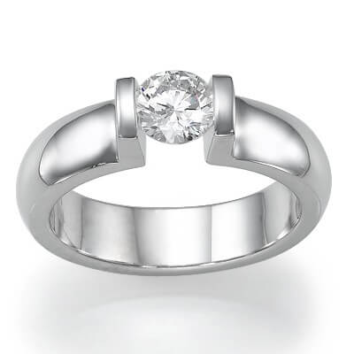 Classic Tension engagement ring