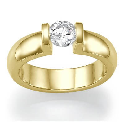 Classic Tension engagement ring