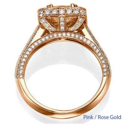 Designers Princess diamond engagement ring