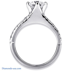 Picture of Designers Engagement Ring set with diamonds