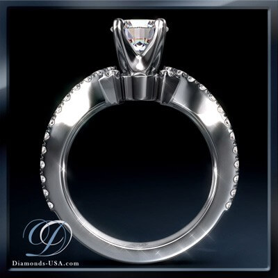 Anillo de compromiso con diamante de 0,6 quilates