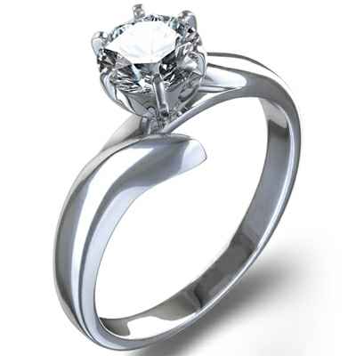 Diverting engagement ring for all shapes