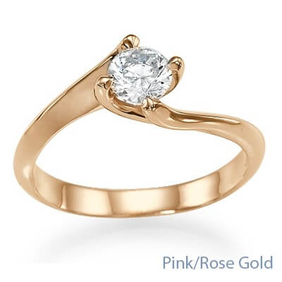 Solitaire engagement ring