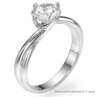 The Vortex Solitaire engagement ring