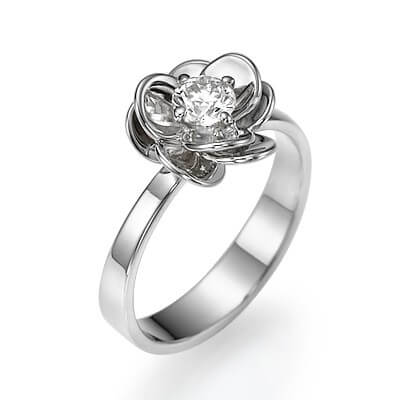 Viola Flower ring