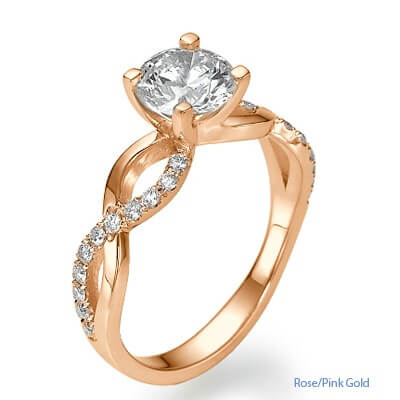 The Slalom engagement ring