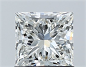Natural Diamond 1.03 Carats, Princess with  Cut, I Color, VS1 Clarity and Certified by GIA