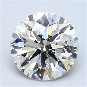 Picture of Natural Diamond 2.20 Carats, Round with Excellent Cut, H Color, SI1 Clarity and Certified by GIA
