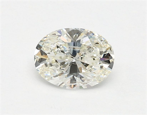 Picture of Natural Diamond 0.50 Carats, Oval with  Cut, J Color, I1 Clarity and Certified by GIA