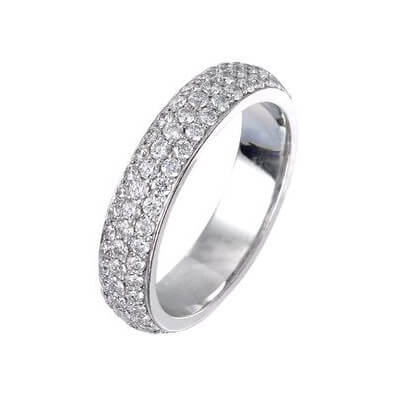 Diamonds wedding or anniversary band