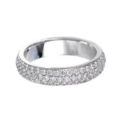 Diamonds wedding or anniversary band