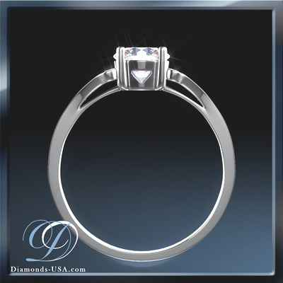 Engastes de anillo de compromiso con diamantes laterales