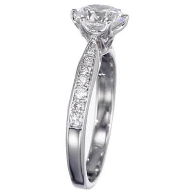 Designers prongs head engagement ring