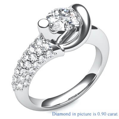 Tying the Knot, Designers engagement ring