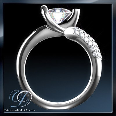 Tying the Knot, Designers engagement ring