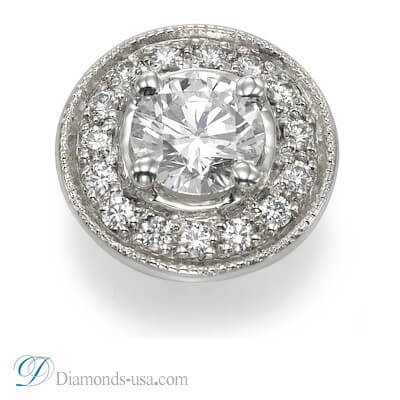 Desiners Pave set diamond Engagement ring