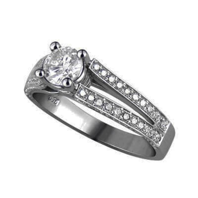 Round, Emerald, Radiant & Ovals Engagement ring