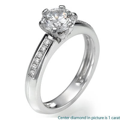 The new classic style with side diamonds