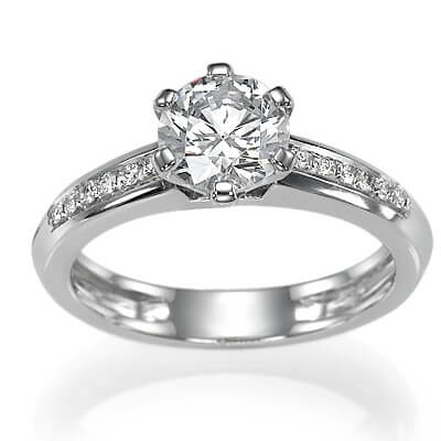 The new classic style with side diamonds