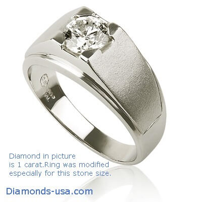 Men diamond ring for Rounds and Princess
