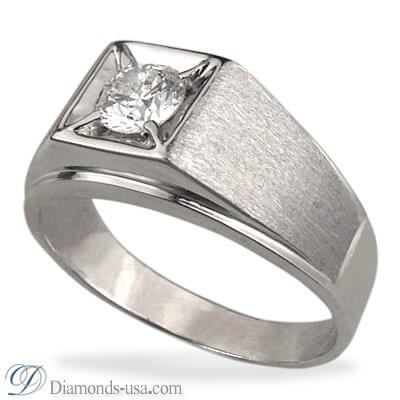 Men diamond ring for Rounds and Princess