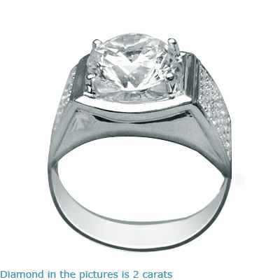 Man diamond ring 