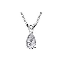 Picture of Solitaire Pendant for Pear shaped diamonds