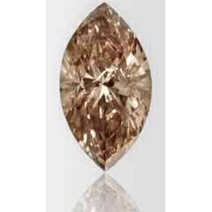 Picture of 1.26 Carats, Marquise Diamond, Fancy Orange- Brown-Chocolate color Color, SI2 Clarity and Certified By GIA & Diamonds-USA