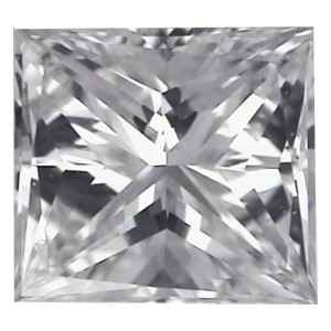 Picture of 0.42 Carats, Princess Diamond with Very Good Cut, D Color, VS1 Clarity and Certified By EGL