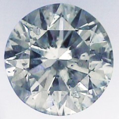 Picture of 0.7 Carats, Round Diamond with Good To Very Good Cut, H Color, SI2 Clarity and Certified By EGS/EGL