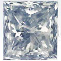 Picture of 0.41 Carats, Princess Diamond with Very Good Cut, E Color, VS1 Clarity and Certified By EGS/EGL