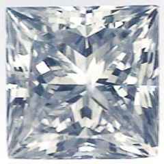 Picture of 0.42 Carats, Princess Diamond with Ideal Cut, D Color, VS1 Clarity and Certified By EGS/EGL